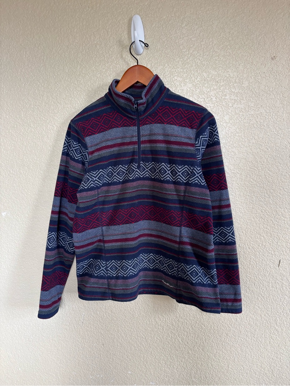 Vintage Fleece Eddie Bauer Quarter Zip